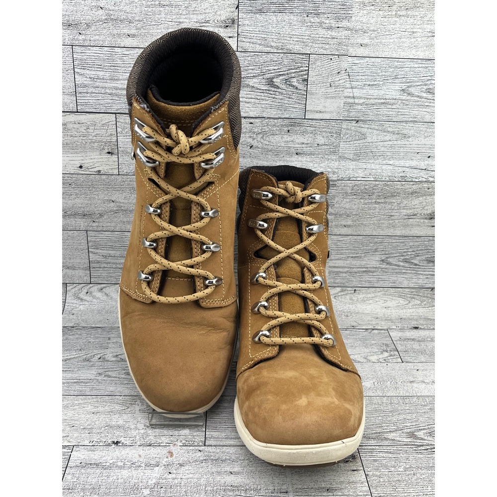 Helly Hansen Women Waterproof Leather Ankle Boots Tan Brown Hiking Sz US 7 EU 38